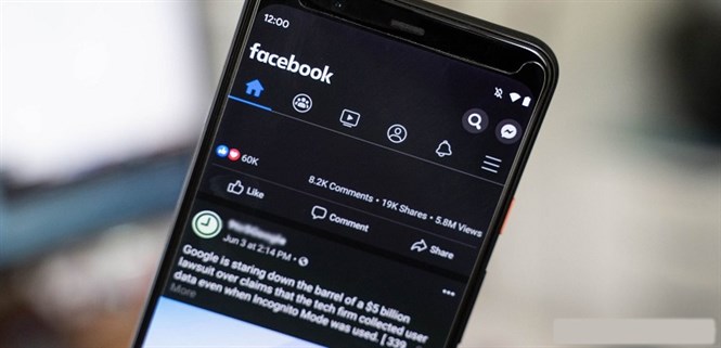Giao diện Dark mode biến mất sau khi người dùng cập nhật Facebook