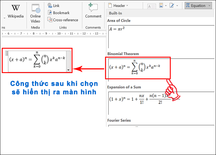 Nếu bạn đang sử dụng Word để viết luận văn hay báo cáo, công thức toán học sẽ là một phần không thể thiếu. Công thức toán học trong Word đã được cập nhật lên phiên bản mới nhất 2024 với nhiều tính năng mới giúp việc gõ công thức trở nên nhanh chóng và dễ dàng hơn bao giờ hết. Xem ngay hình ảnh để khám phá những tính năng đặc biệt này!