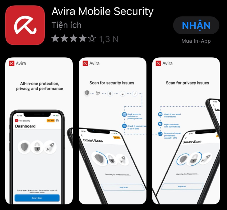 Avira Mobile Security cho iPhone