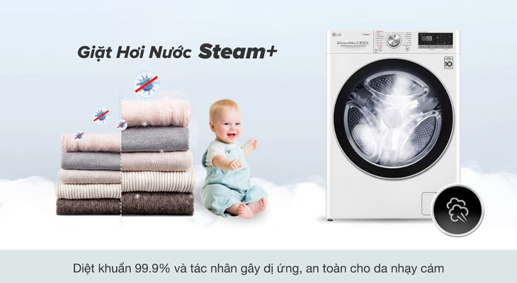 Công nghệ giặt hơi nước Steam+