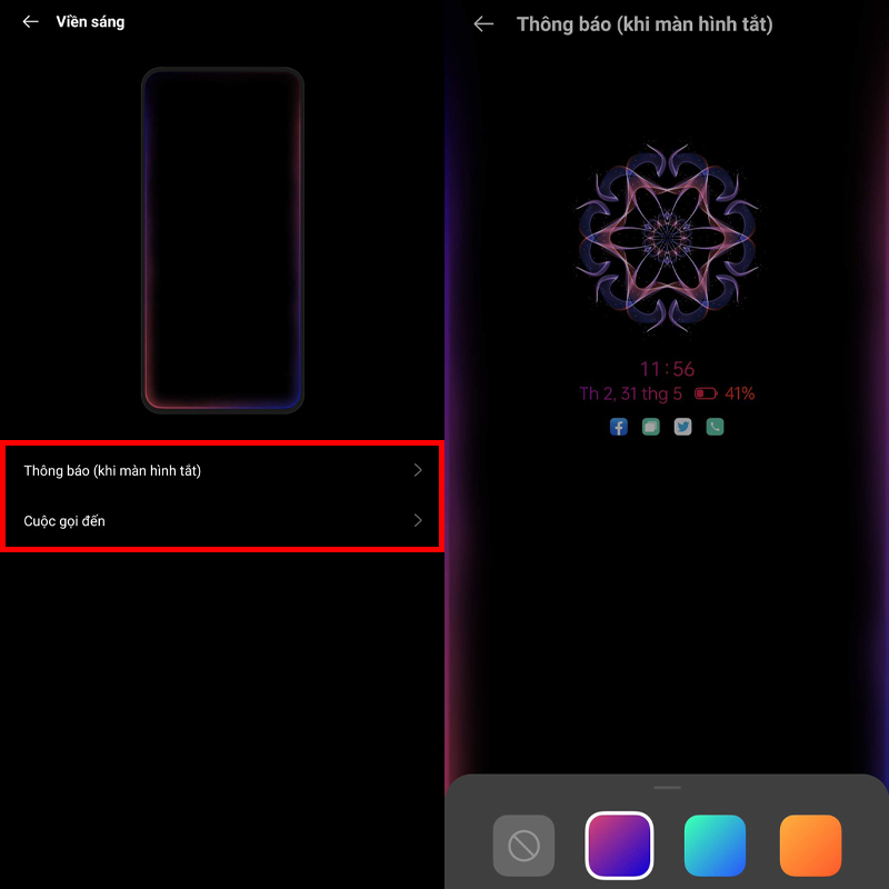 Viền sáng Viền sáng