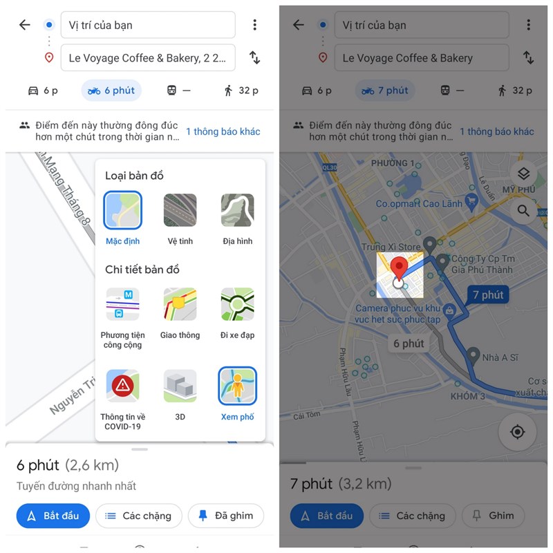 Google Maps - Chia đôi màn hình để tìm đường: Bạn đã bao giờ tìm trên Google Maps và đồng thời muốn xem một bản đồ khác để tìm hiểu lộ trình khác chưa? Bây giờ, với tính năng chia đôi màn hình của Google Maps, bạn có thể đồng thời xem hai bản đồ khác nhau cùng lúc. Hãy truy cập ngay để tìm kiếm những tính năng mới mà bạn chưa từng biết đến!