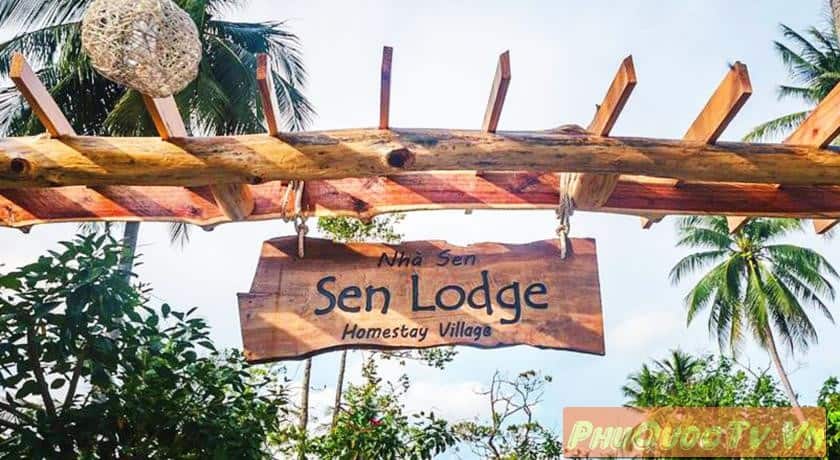 Cổng vào của Sen Lodge Homestay