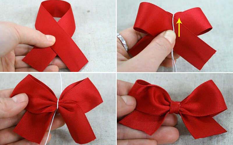 6 quick, beautiful, and simple ways to make ribbon bows, anyone can do it