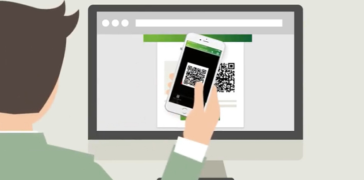 Quét mã VNPAY-QR đặt tại các điểm bán để thanh toán sản phẩm/dịch vụ.