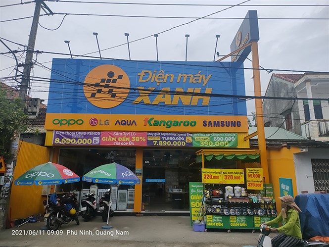 Siêu thị Điện máy XANH Kỳ Phú, Tam Phước, Phú Ninh, Quảng Nam