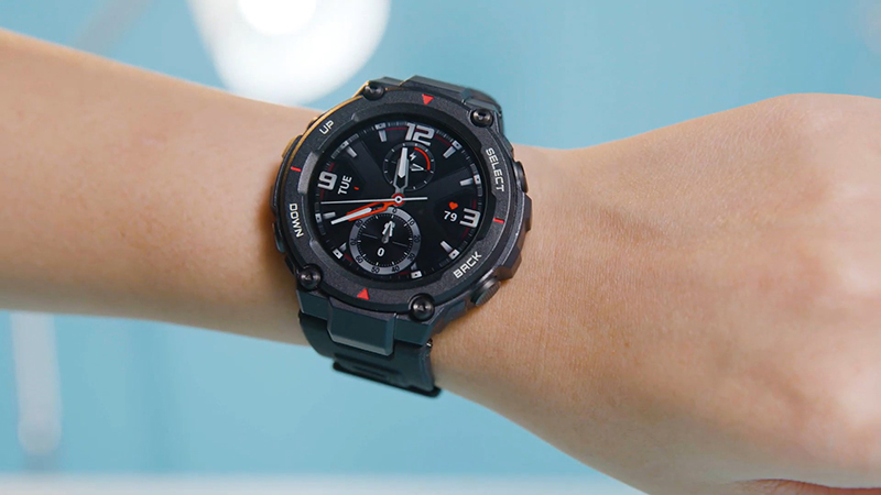 Đồng hồ thông minh Huami Amazfit T-Rex đen Đồng hồ thông minh Huami Amazfit T-Rex đen