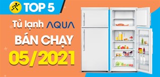 Top 5 Tủ lạnh Aqua bán chạy nhất tháng 05/2021 tại Điện máy XANH