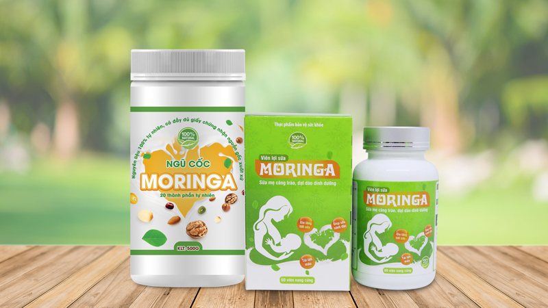 Các sản phẩm lợi sưa Moringa