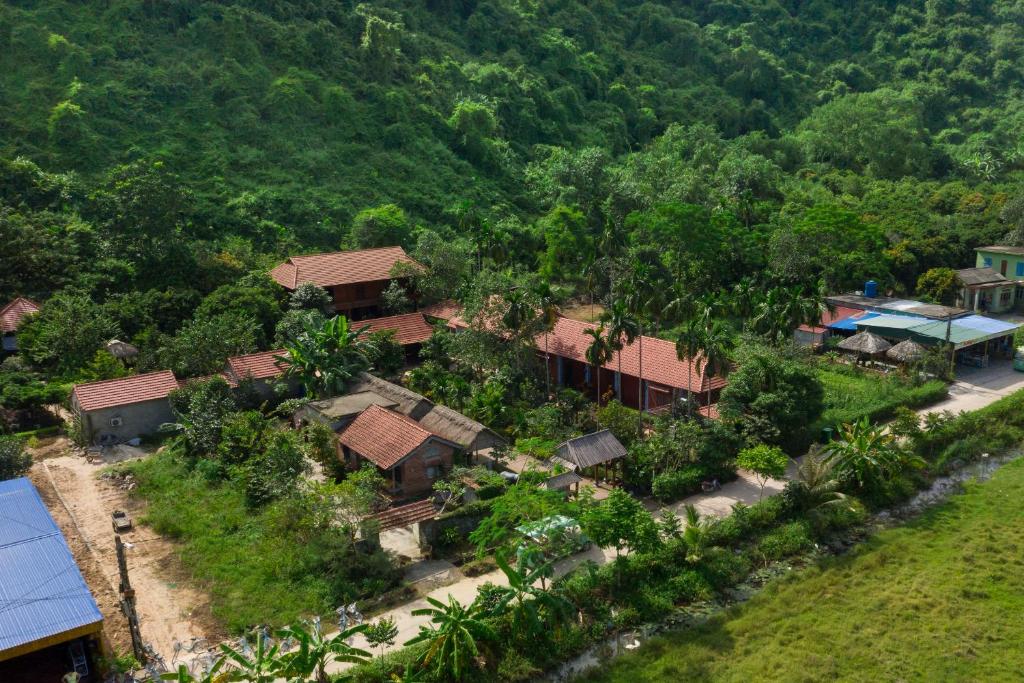 Lan homestay nhìn từ trên xuống