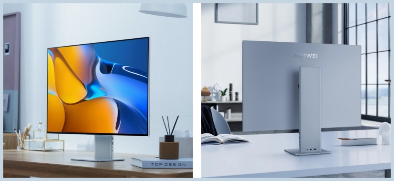 Huawei MateView được tích hợp chân đế Huawei MateView được tích hợp chân đế