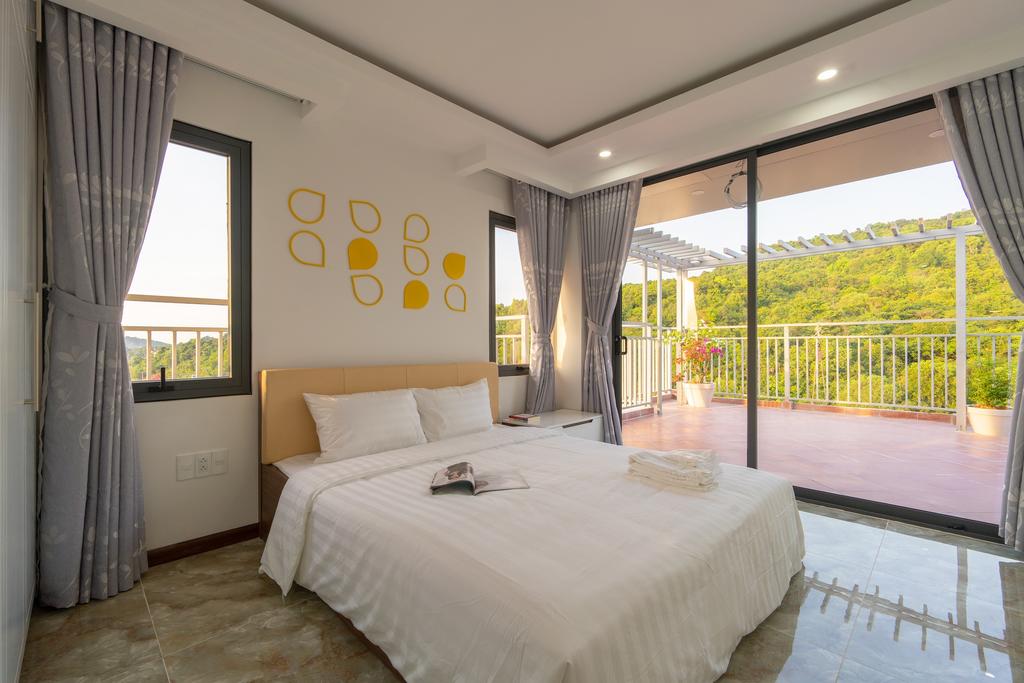 Phòng ngủ tại Homestay Seaside 