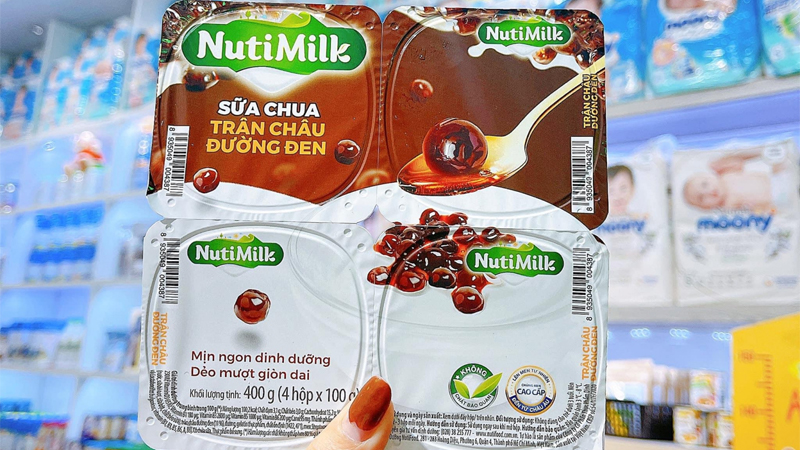 Sữa chua trân châu đường đen Nutimilk có gì đặc biệt?