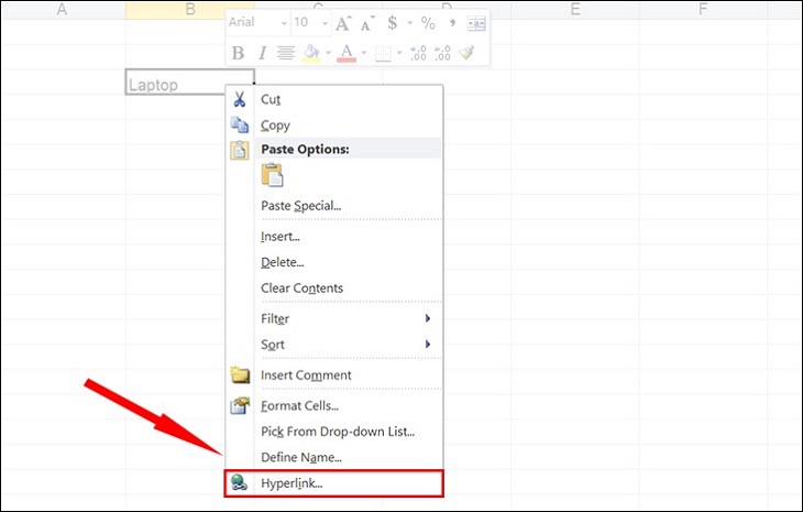 Chọn Hyperlink Chọn Hyperlink
