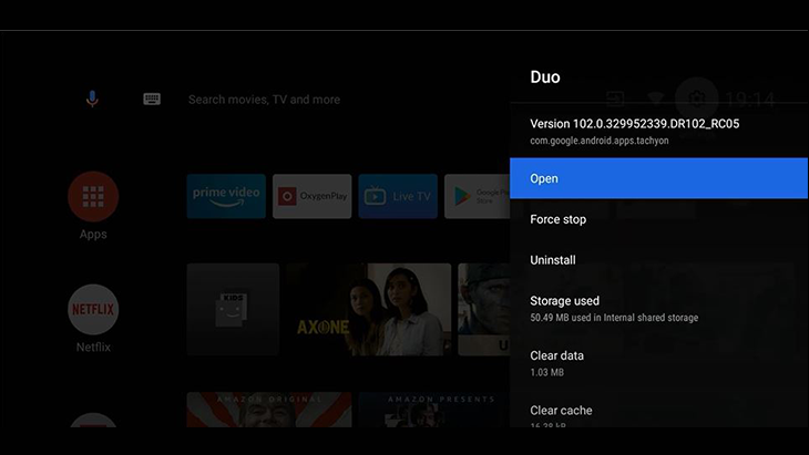 Mở Google Duo trên tivi TCL