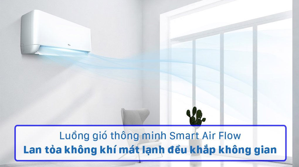 Tổng quan dòng máy lạnh cao cấp TCL 2021: TPG11 > TPG11 series - smart air flow