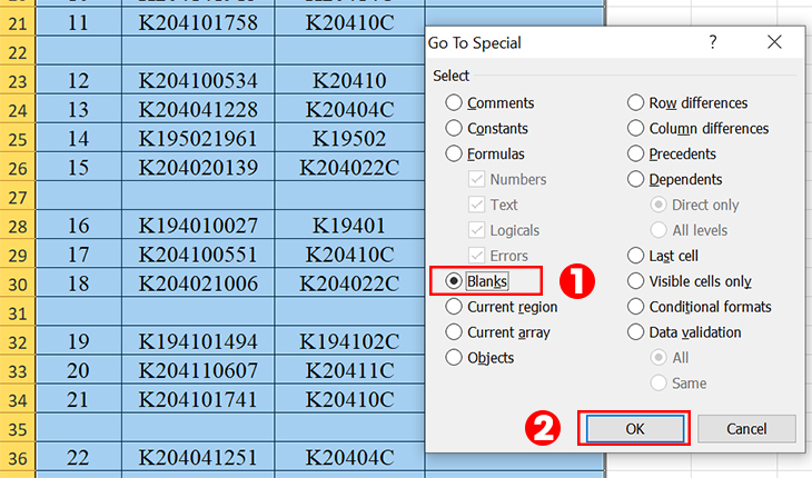 2 Cách Xóa Ô Trống Trong Excel Cực Đơn Giản, Chi Tiết Nhất