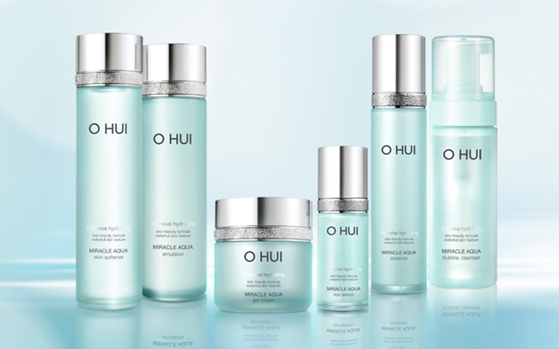 Chăm sóc da, kiềm dầu hiệu quả với bộ dưỡng da O HUI Miracle Aqua