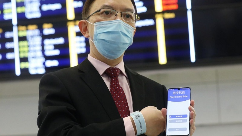 Vòng đeo tay chuyên dụng hỗ trợ quản lý cách ly