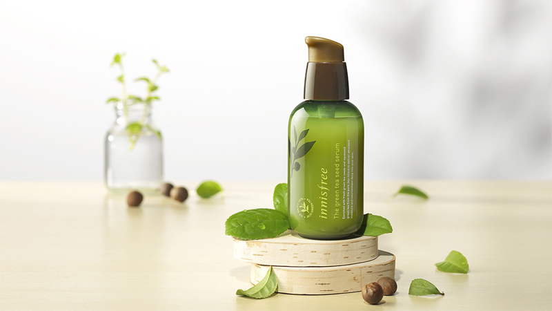 Serum dưỡng trắng da tinh chất Trà xanh Hàn Quốc Innisfree