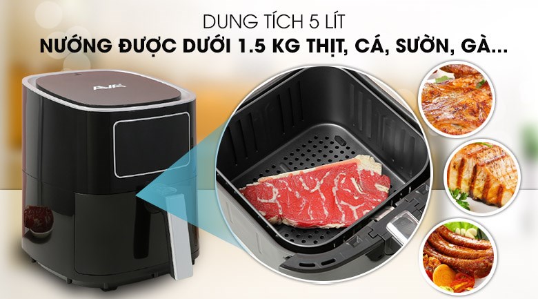 Nồi chiên không dầu Ava AF40155D 5 lít 