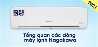 Tổng quan các dòng máy lạnh Nagakawa năm 2021