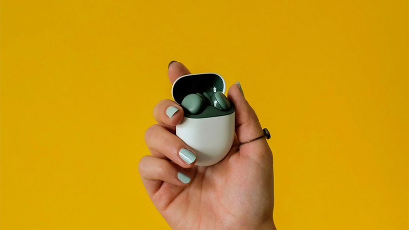 Pixel Buds A-Series màu xanh Olive