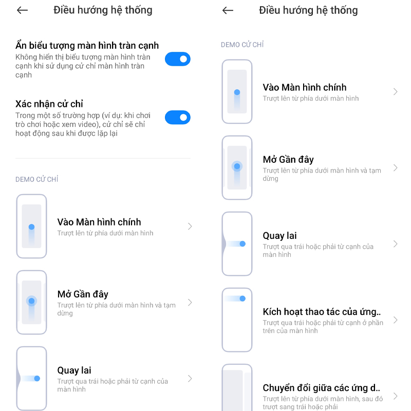 Ẩn thanh điều hướng
