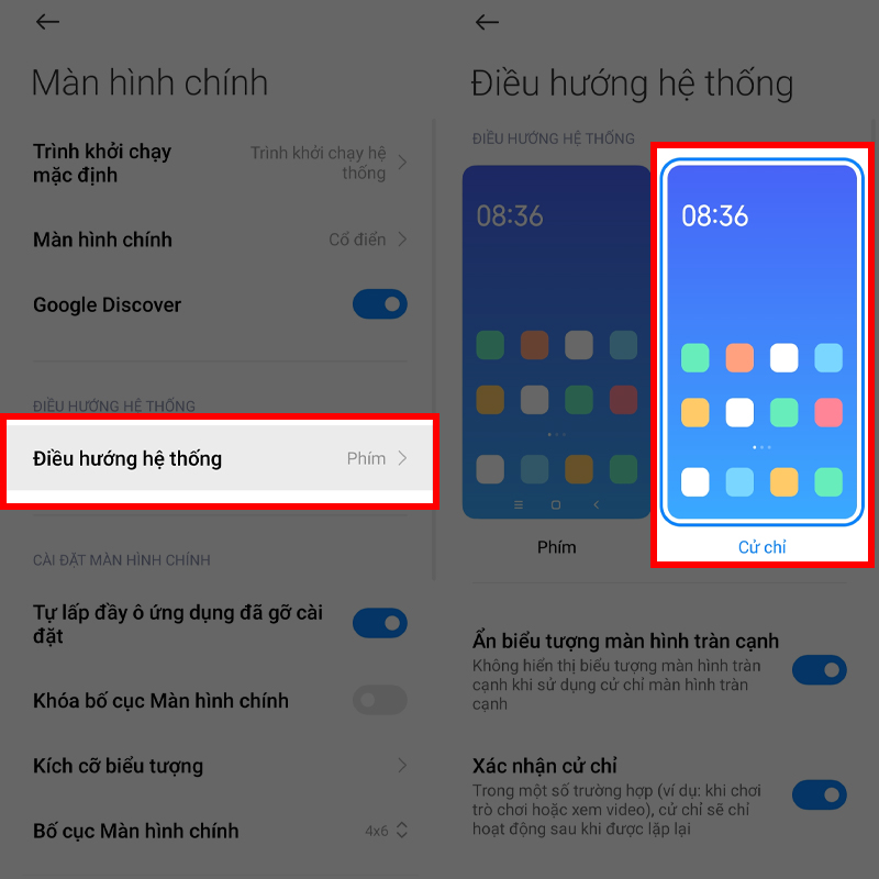 Ẩn thanh điều hướng