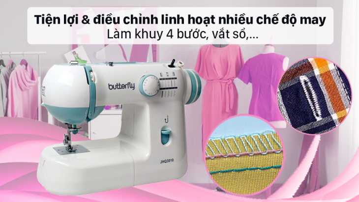 Tìm hiểu về các chức năng của máy may gia đình