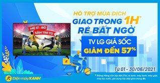 Tivi LG giảm đến 57%, màn hình từ 55 inch, mua ngay mùa bóng, giao nhanh 4h