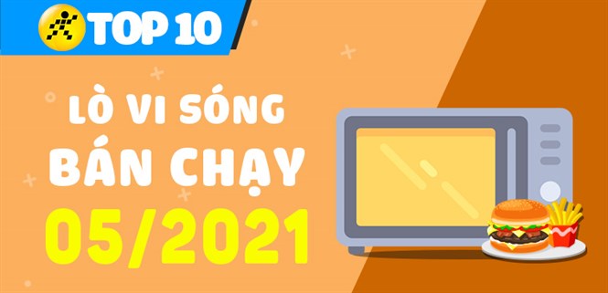 Top 10 Lò vi sóng bán chạy nhất tháng 06/2021 tại Điện máy XANH