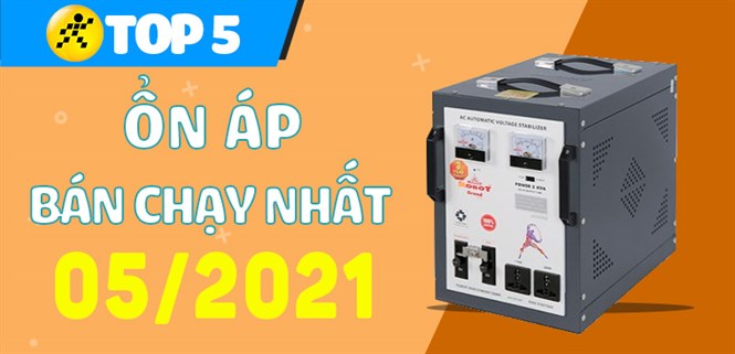Top 5 ổn áp bán chạy nhất tháng 05/2021 tại Điện máy XANH