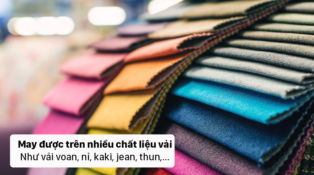May nhiều chất liệu vải khác nhau Máy may Brother của nước nào? Có tốt không? Có nên mua không? > Máy may Brother may được nhiều chất liệu vải khác nhau
