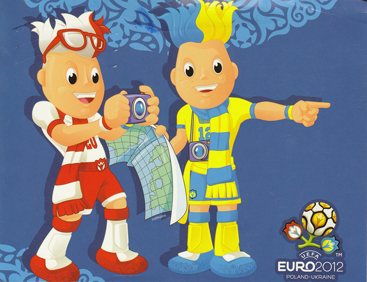 Linh vật EURO 2020 - Skillzy có ý nghĩa gì? Tìm hiểu về linh vật EURO từ năm 1980 đến nay > Linh vật EURO 2012