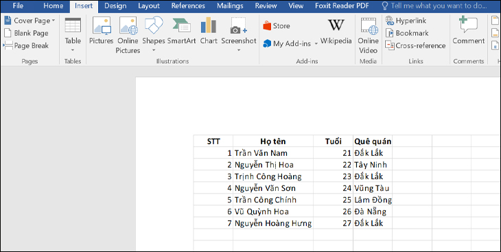 Kiểm tra kết quả