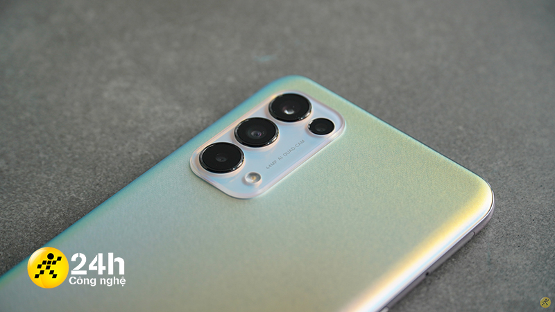 OPPO Reno5 sở hữu hệ thống 4 camera sau với thông số cực chất lượng.