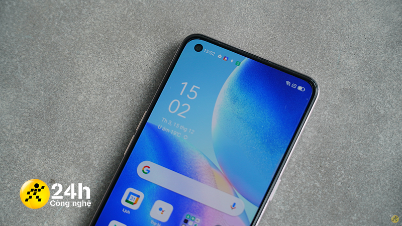 Màn hình của OPPO Reno5 hỗ trợ tần số quét cao 90 Hz.