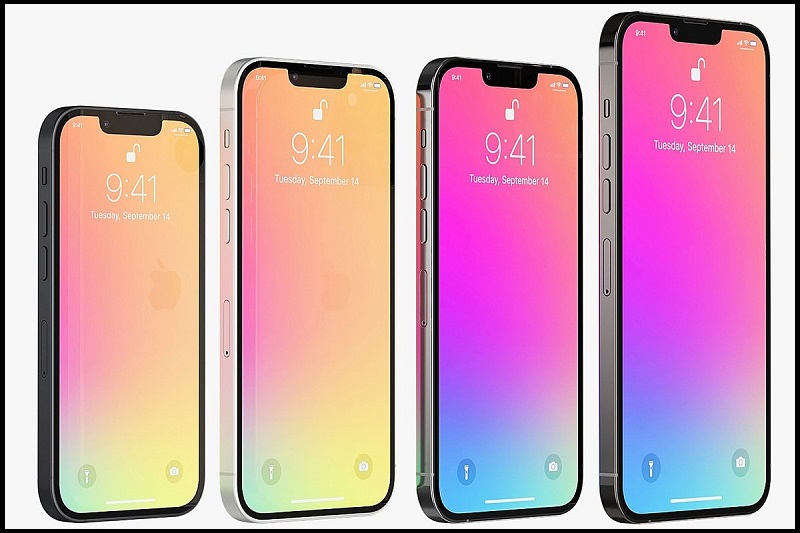 Hình ảnh render sắc nét của dòng iPhone 13: Phần notch thon gọn và... Hình ảnh render sắc nét của dòng iPhone 13: Phần notch thon gọn và...