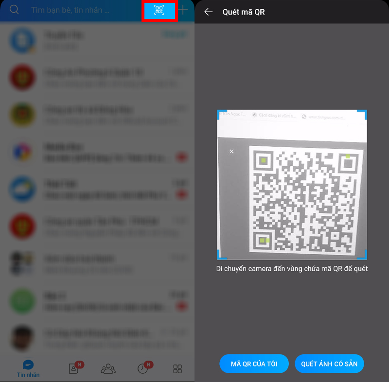 Quét mã QR