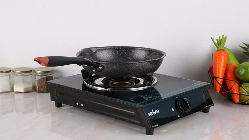 Chảo nhôm chống dính vân đá đáy từ 24cm Kangaroo KG661S