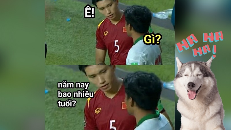 Đội tuyển Việt Nam đã làm nên lịch sử vào ngày đấu với Indonesia và hình ảnh các cầu thủ cười đầy hạnh phúc đã ghi lại khoảnh khắc đáng nhớ của người hâm mộ. Điểm danh nào các bạn ơi, xem ảnh chế này ai cười nhất!