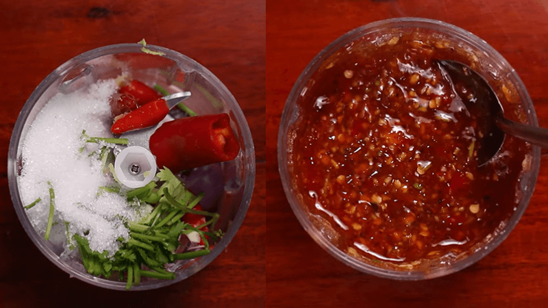 How to make spicy Thai sauce, mix salad or dip anything is delicious