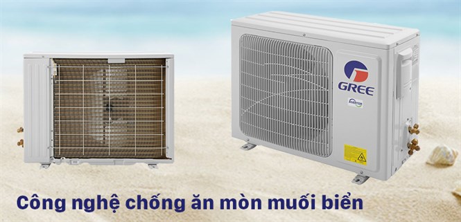 Công nghệ chống ăn mòn muối biển trên máy lạnh Gree