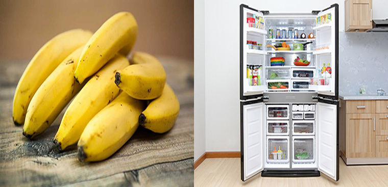 cách bảo quản chuối trong tủ lạnh