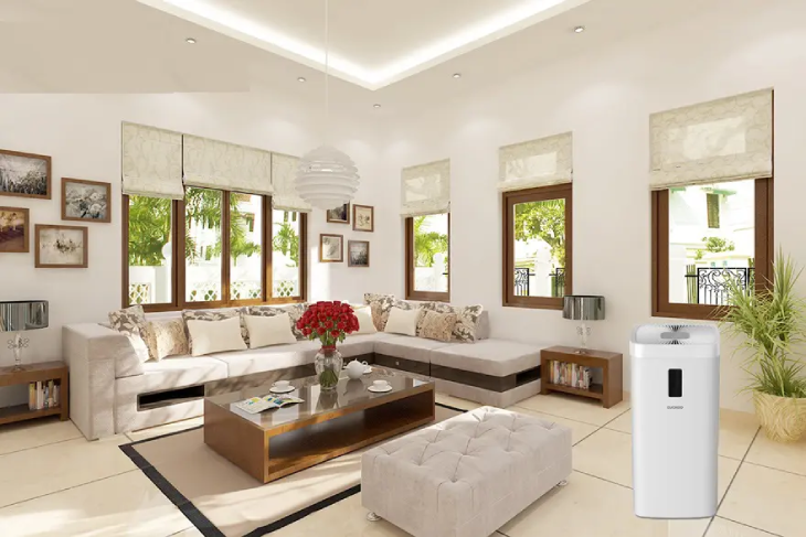 Máy lọc không khí Cuckoo của nước nào? Có tốt không? Có nên mua không? > Máy lọc không khí Cuckoo có kiểu dáng nhỏ gọn, trọng lượng nhẹ phù hợp mọi không gian