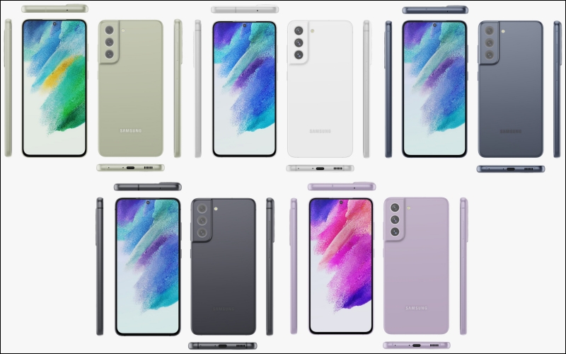 Rò rỉ các phiên bản màu sắc của Galaxy S21 FE