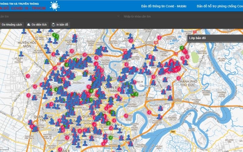 Tra cứu bản đồ thông tin dịch tễ Covid-19 ở tỉnh thành Việt Nam