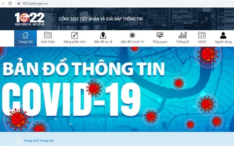 Bước 1: Truy cập bản đồ dịch Covid-19