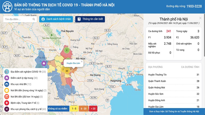 Truy cập vào https://covidmaps.hanoi.gov.vn/